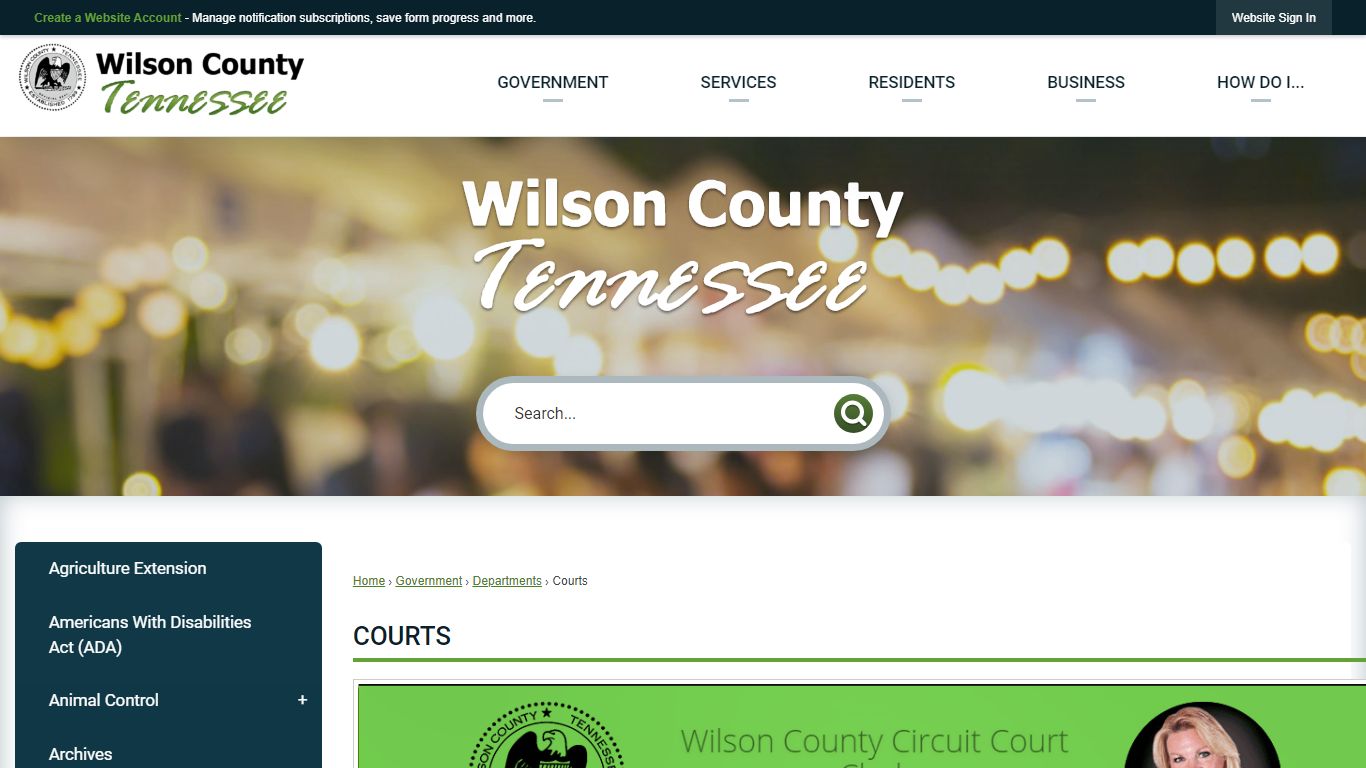 Courts | Wilson County, TN